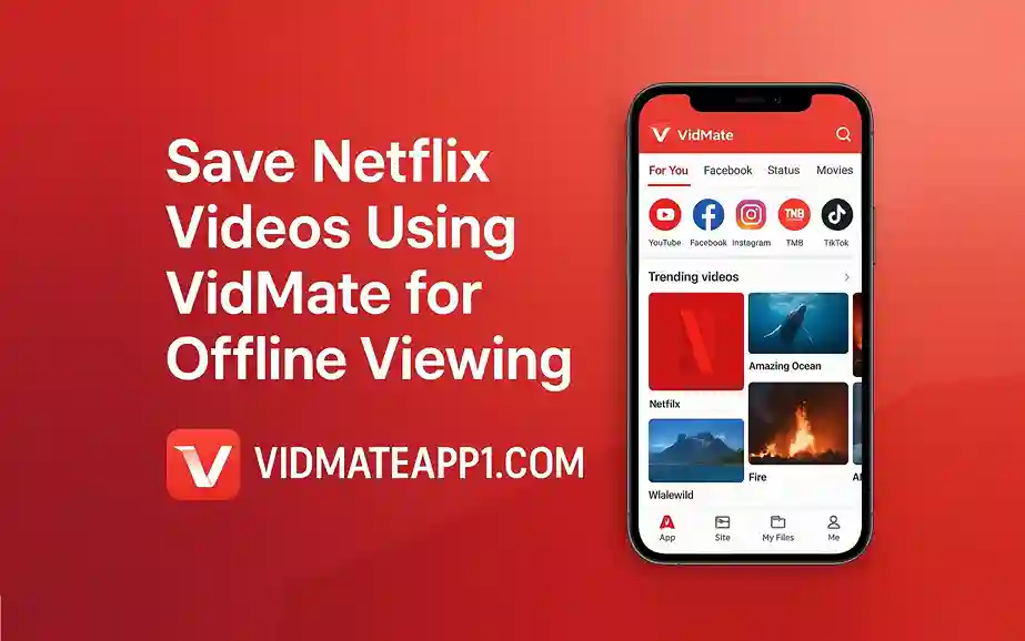 How to Save Netflix Videos Using VidMate for Offline Viewing?