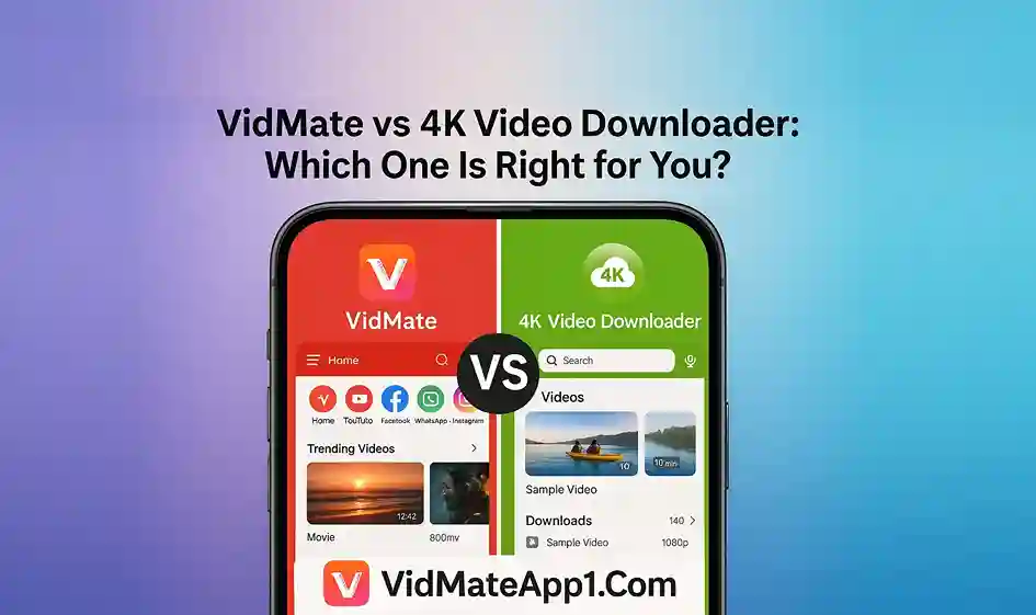 VidMate बनाम 4K वीडियो डाउनलोडर: आपके लिए कौन सा सही है?